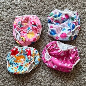 Colorful Kids Swim Diaper Set- size small
